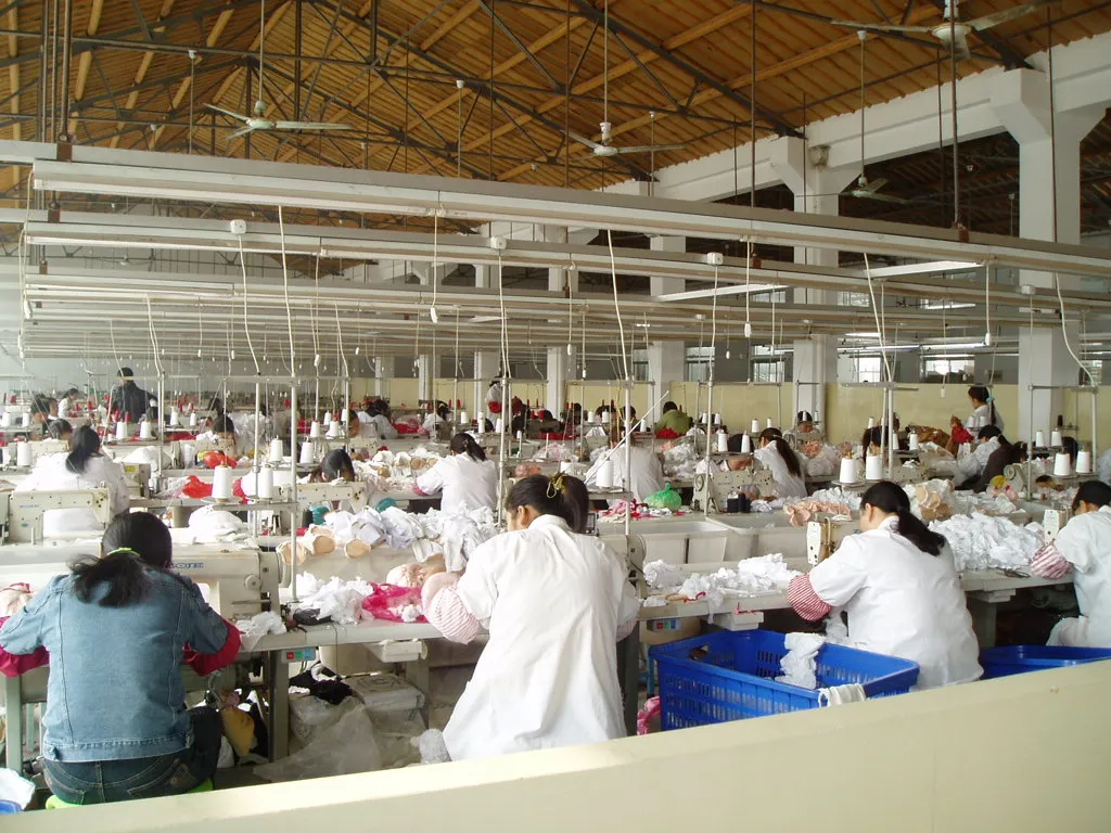 Costura de trabajadores