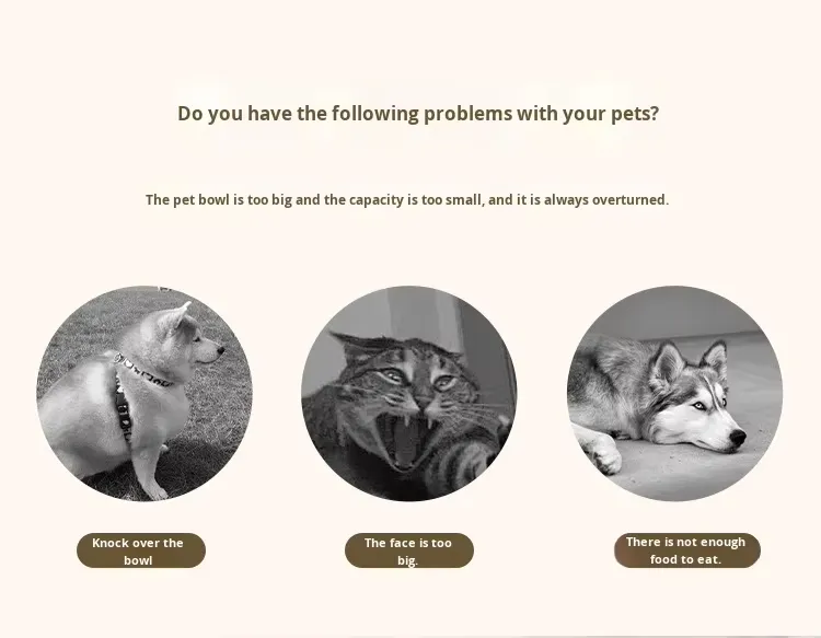 Comederos de acero elevados con 2 cuencos para gatos y perros de alimentación lenta