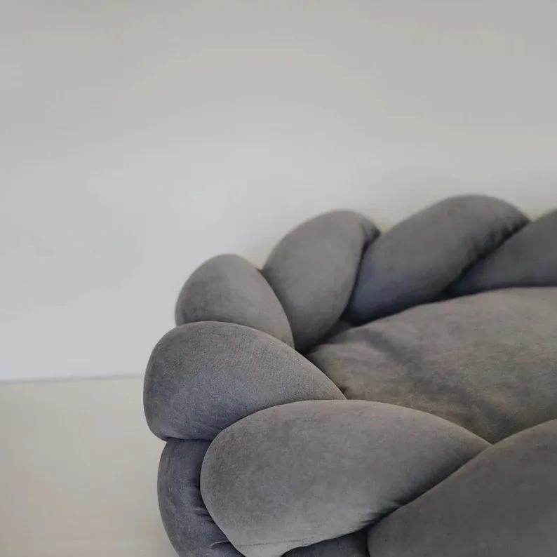 Cama para mascotas de algodón suave y cómoda, hecha a mano, lavable a máquina para perros y gatos