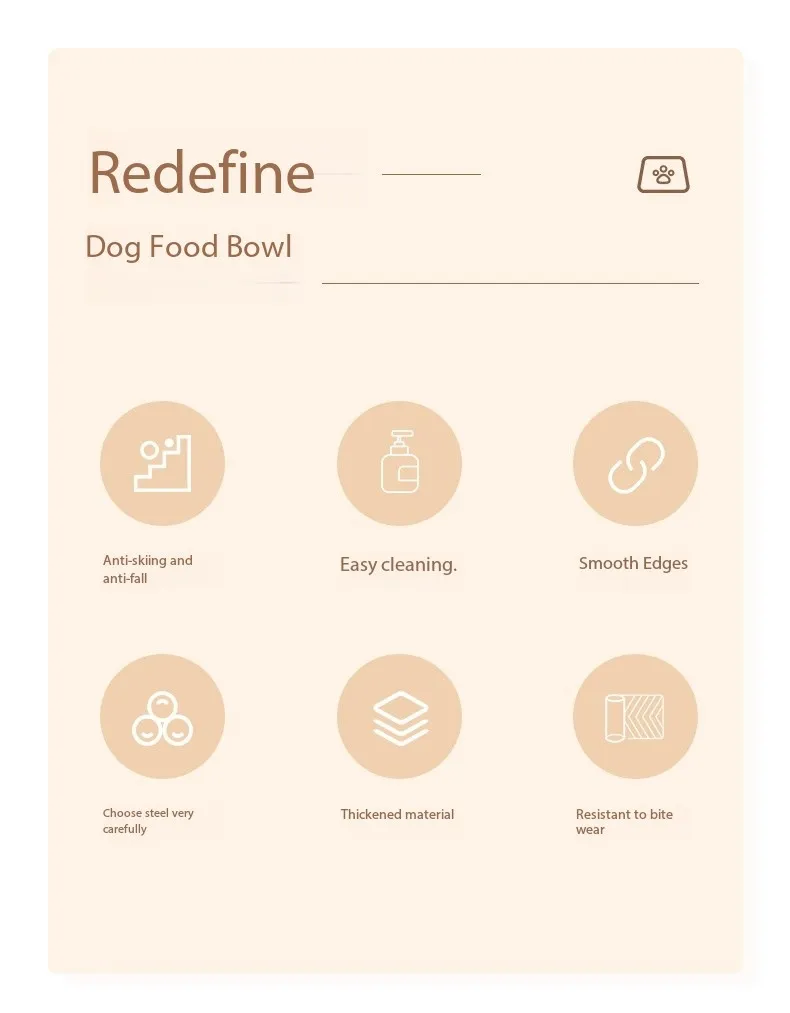304 Dispensador de comida para perros de acero inoxidable, alimentador lento para mascotas