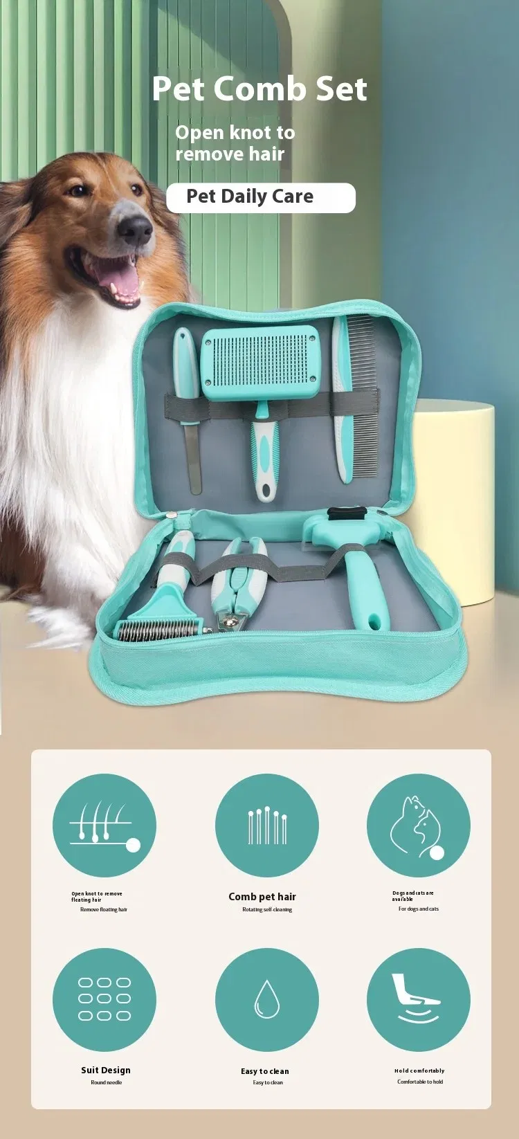Detalle 1 Kit de Cuidado de Mascotas