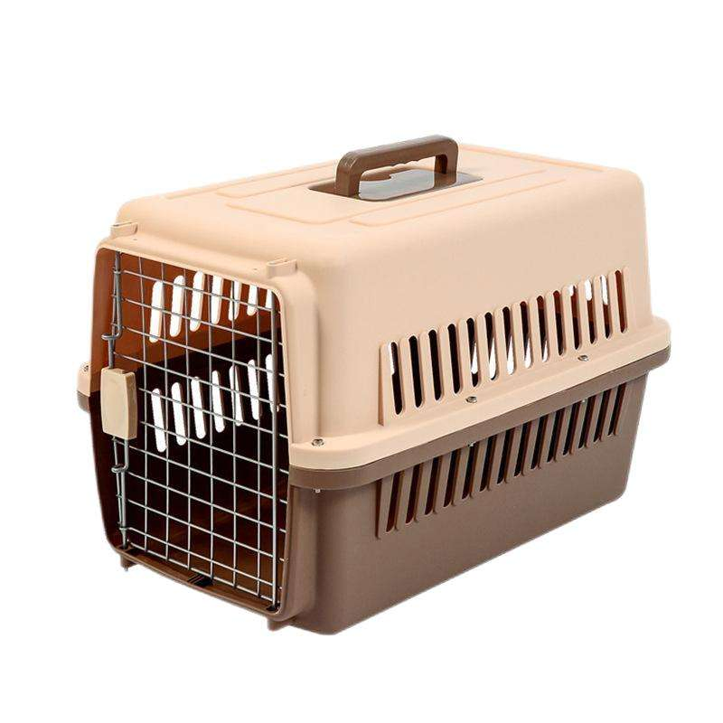 Casas Duraderas Gran Perro Exterior Viaje Transportadora Aire Aprobada Plástico Jaula para Perros