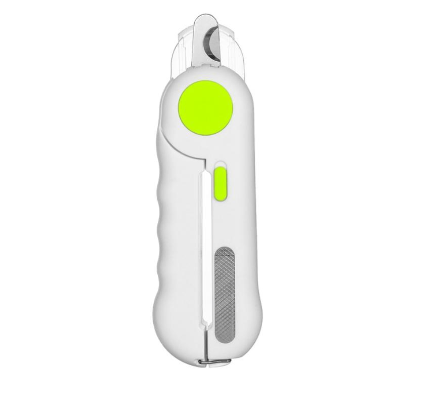 Cuidado de patas de gato mascota, cortauñas para perros con luz LED, tijeras cortadoras de uñas