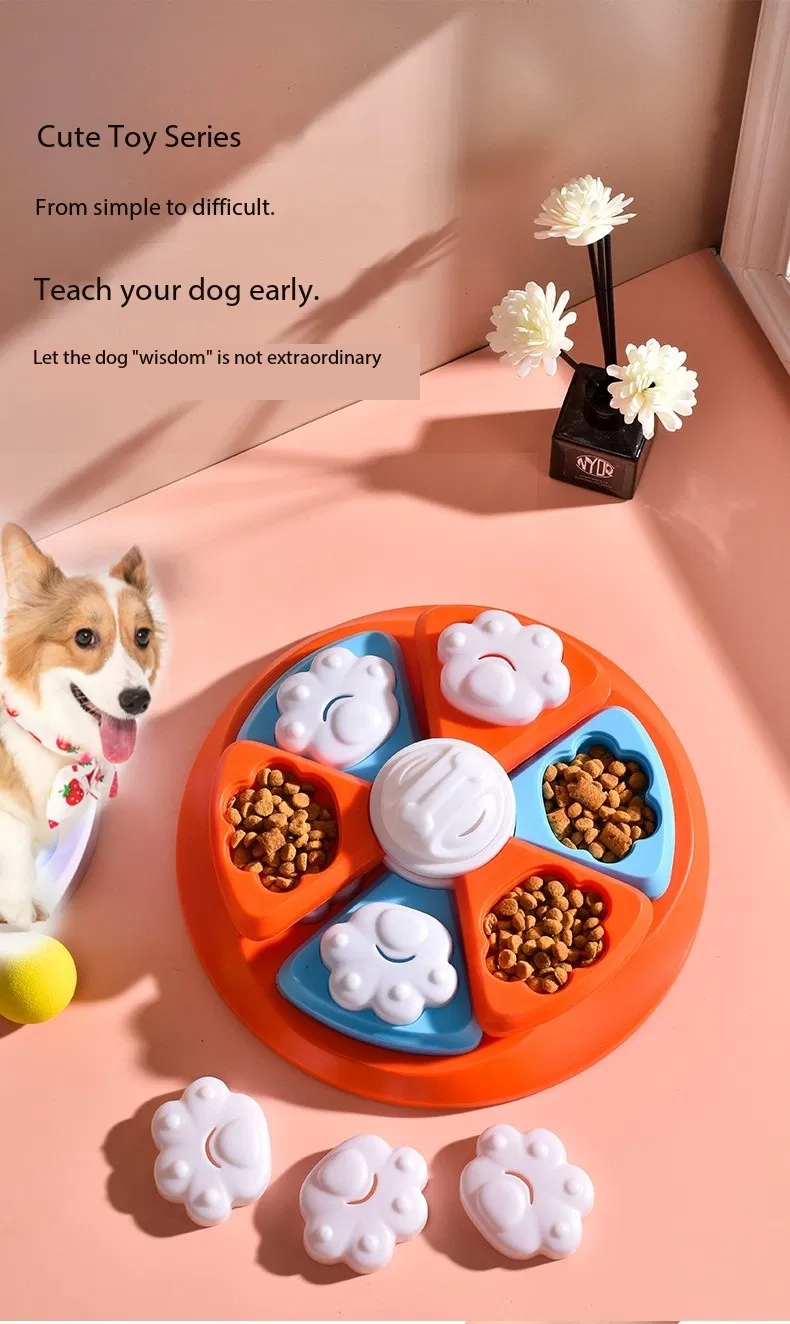 Comedero lento para perros, juego interactivo de alimentación para mascotas, rompecabezas para perros, juguetes de rompecabezas para perros para entrenamiento de inteligencia, suministros para mascotas