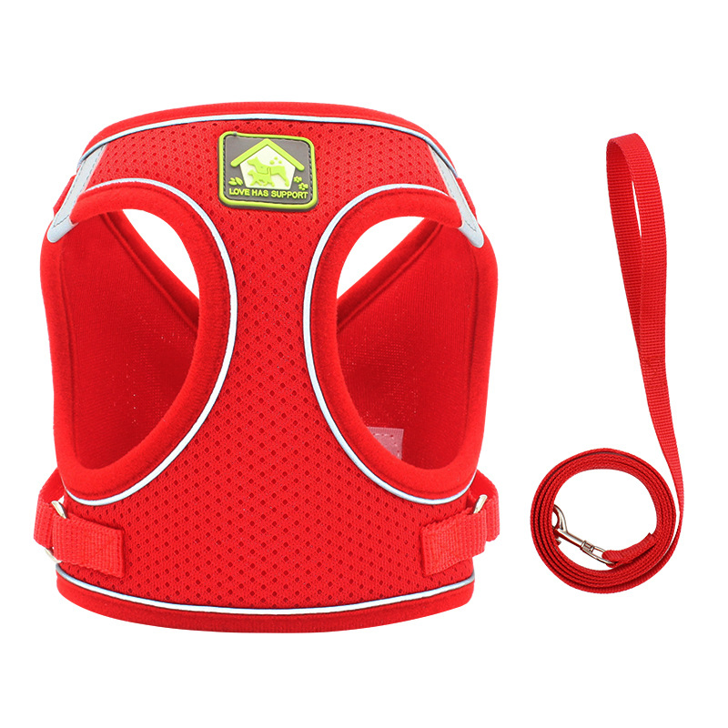 Arnés para mascotas Step-in Air - Chaleco de malla reflectante para todo clima, sin tirones, para perros y gatos pequeños, con gancho y bucle y hebilla de seguridad