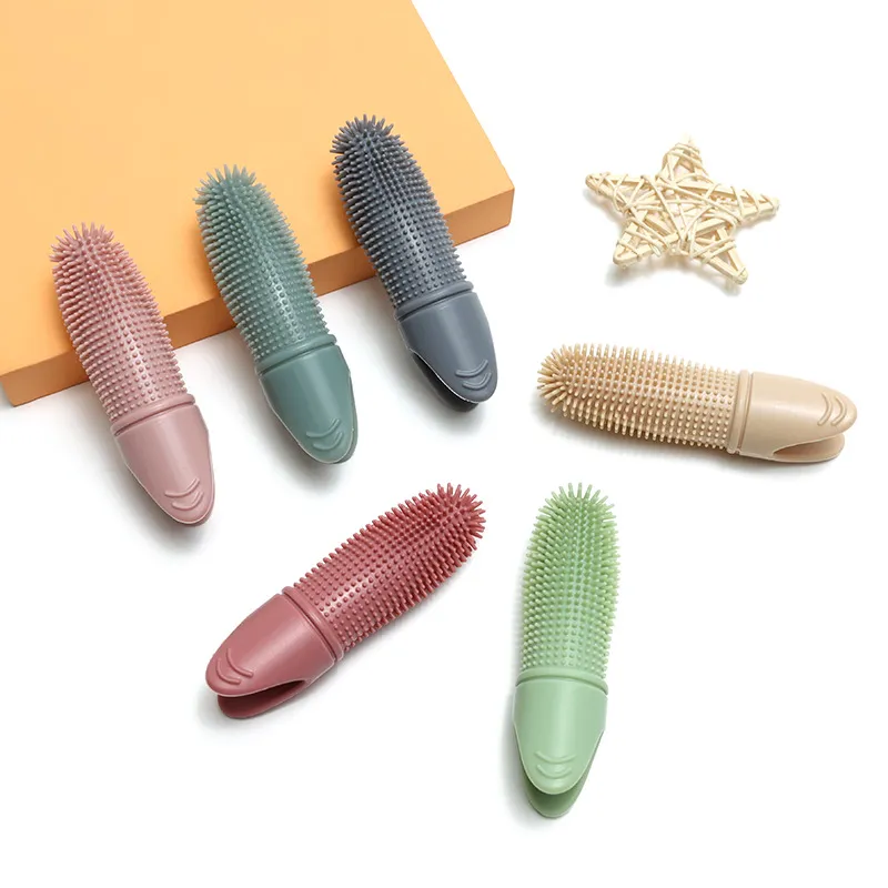 Cepillo de dientes para mascotas, fundas de dedo, cepillo de silicona para gatos y perros, cuidado dental para mascotas, herramientas para el cuidado de los dientes de los perros