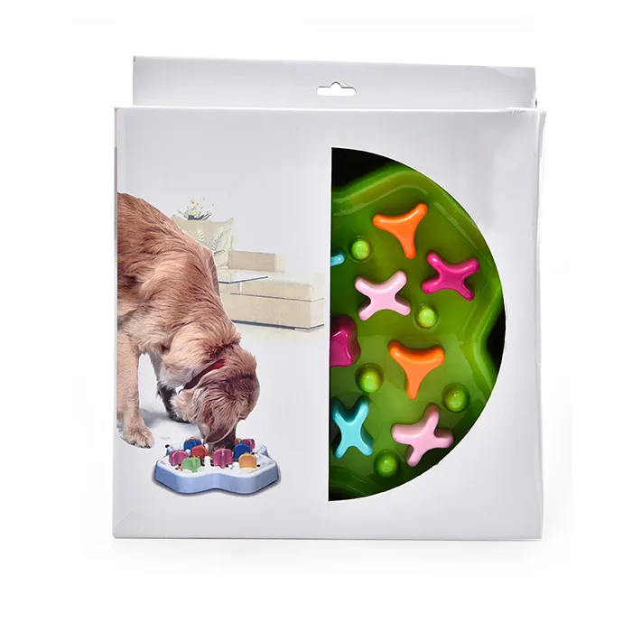 Juguetes de rompecabezas para perros, juego de rompecabezas para cachorros, juguete interactivo, comedero para perros, comedero lento