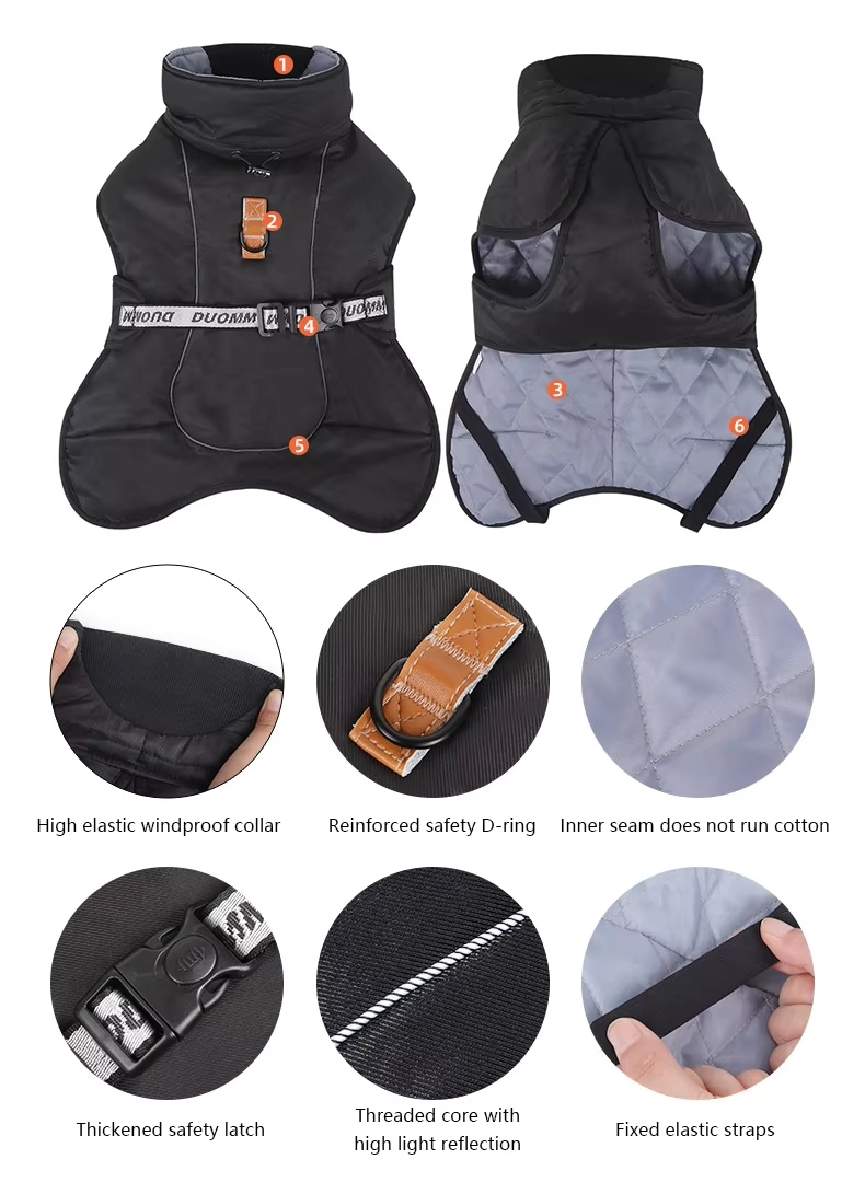 Diseño impermeable reflectante para perros