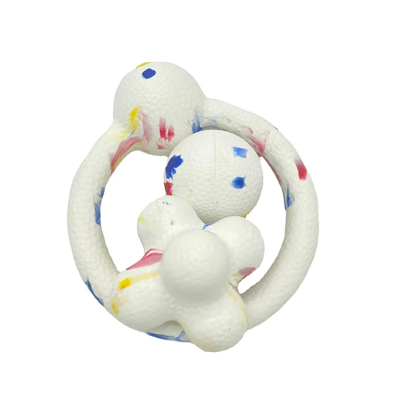 Productos para perros bola de mordida de material EVA juguetes para masticar juguetes interactivos para mascotas