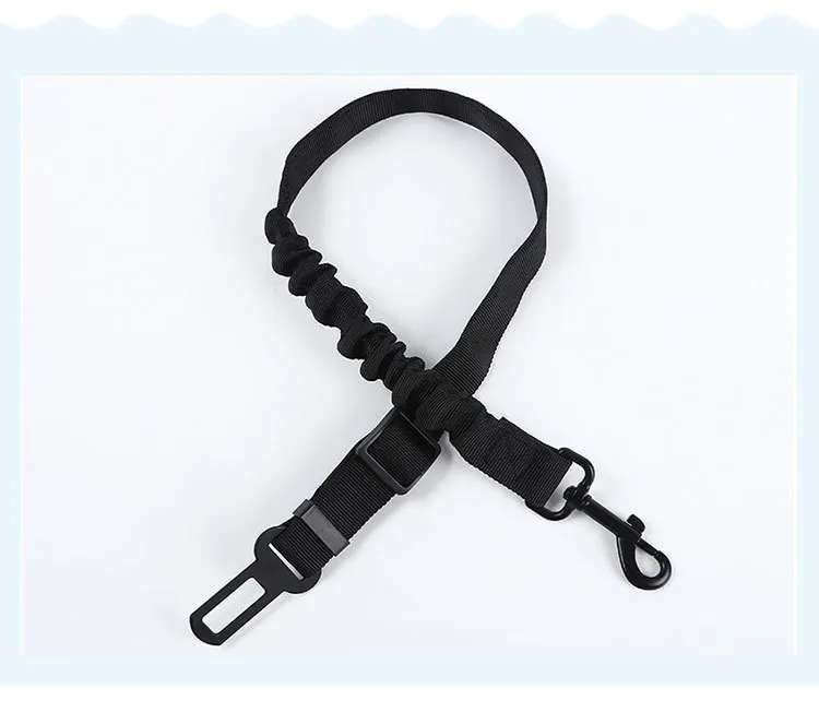Pet Car Seat Belt Elastic Retractable Car with Traction Rope Car Safety Rope Pet Supplies