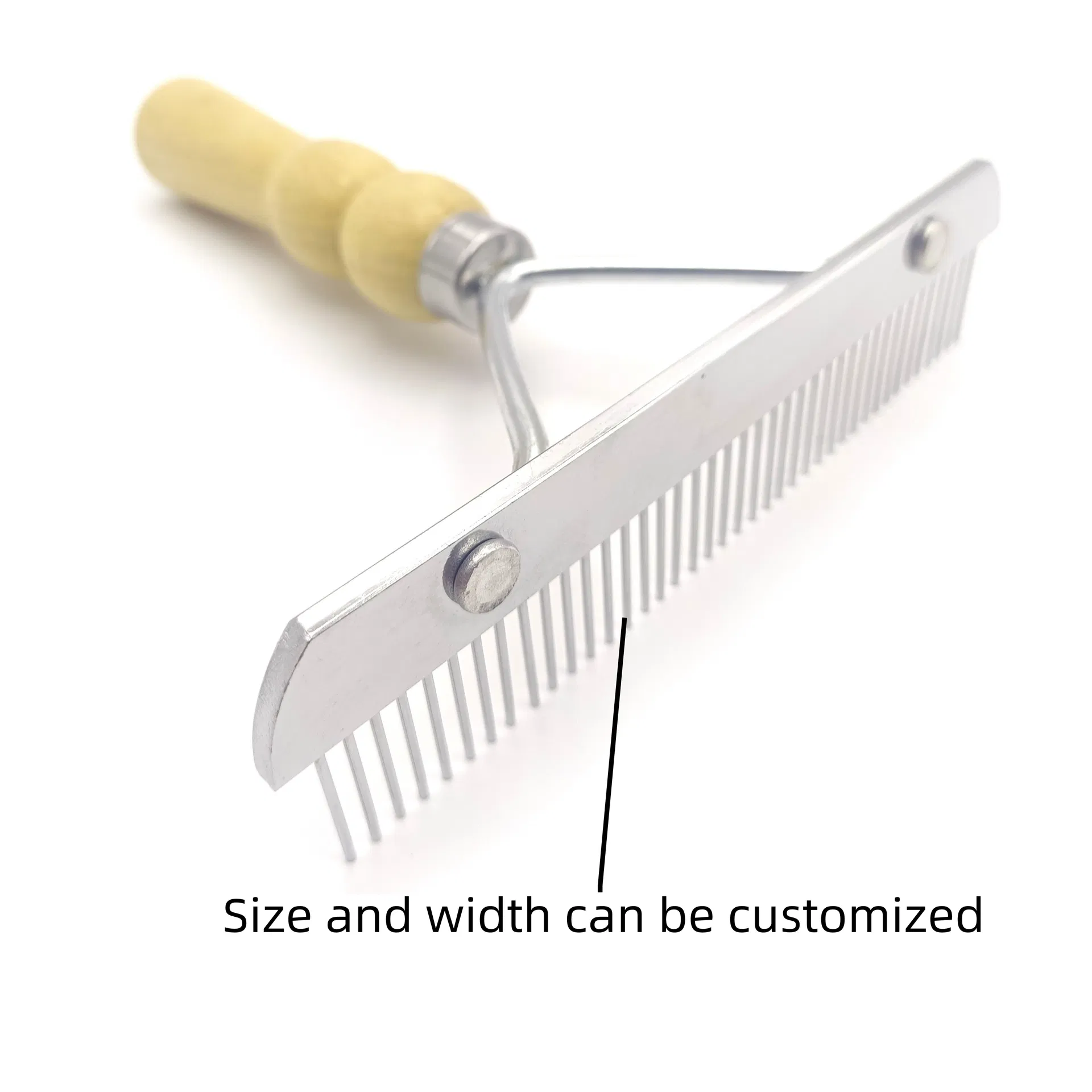 Perro Gato Rasqueta Mango de Madera Cuidado del Pelo Herramienta de Deshedding Productos para Mascotas
