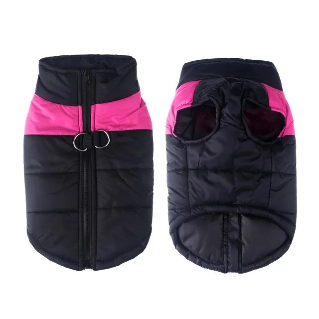 Abrigo de perro de invierno cálido impermeable ropa para clima frío ropa de algodón para perros al aire libre