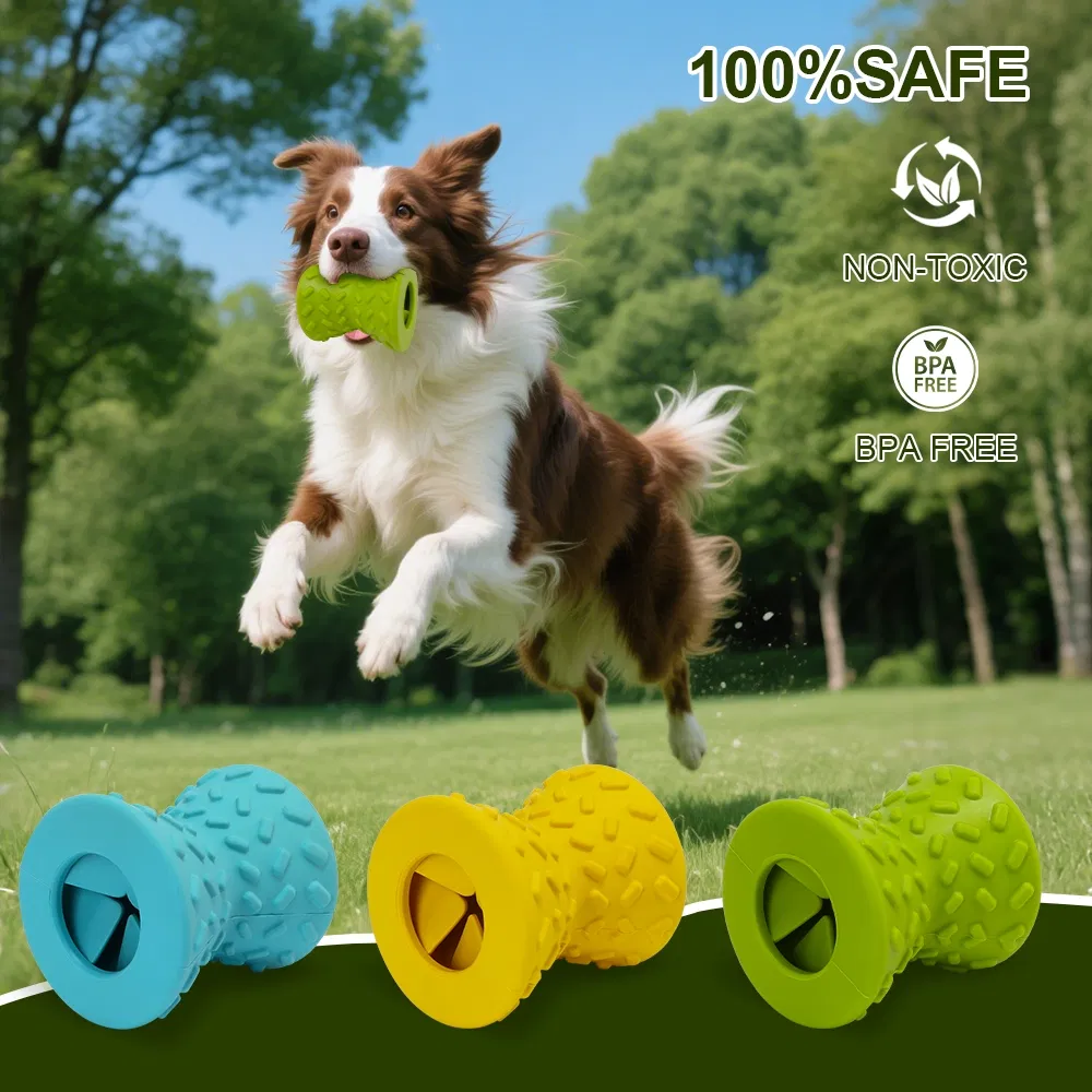 Juguetes interactivos duraderos para limpiar los dientes de mascotas