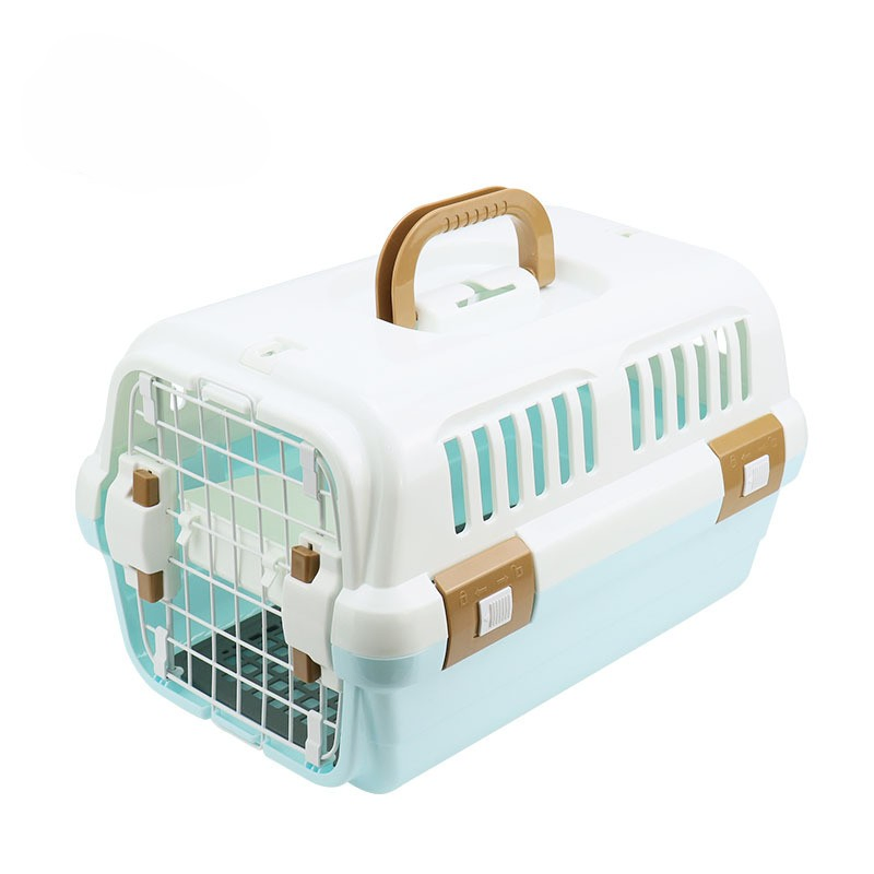 Jaula de viaje portátil sólida y duradera para mascotas al por mayor para perros y gatos