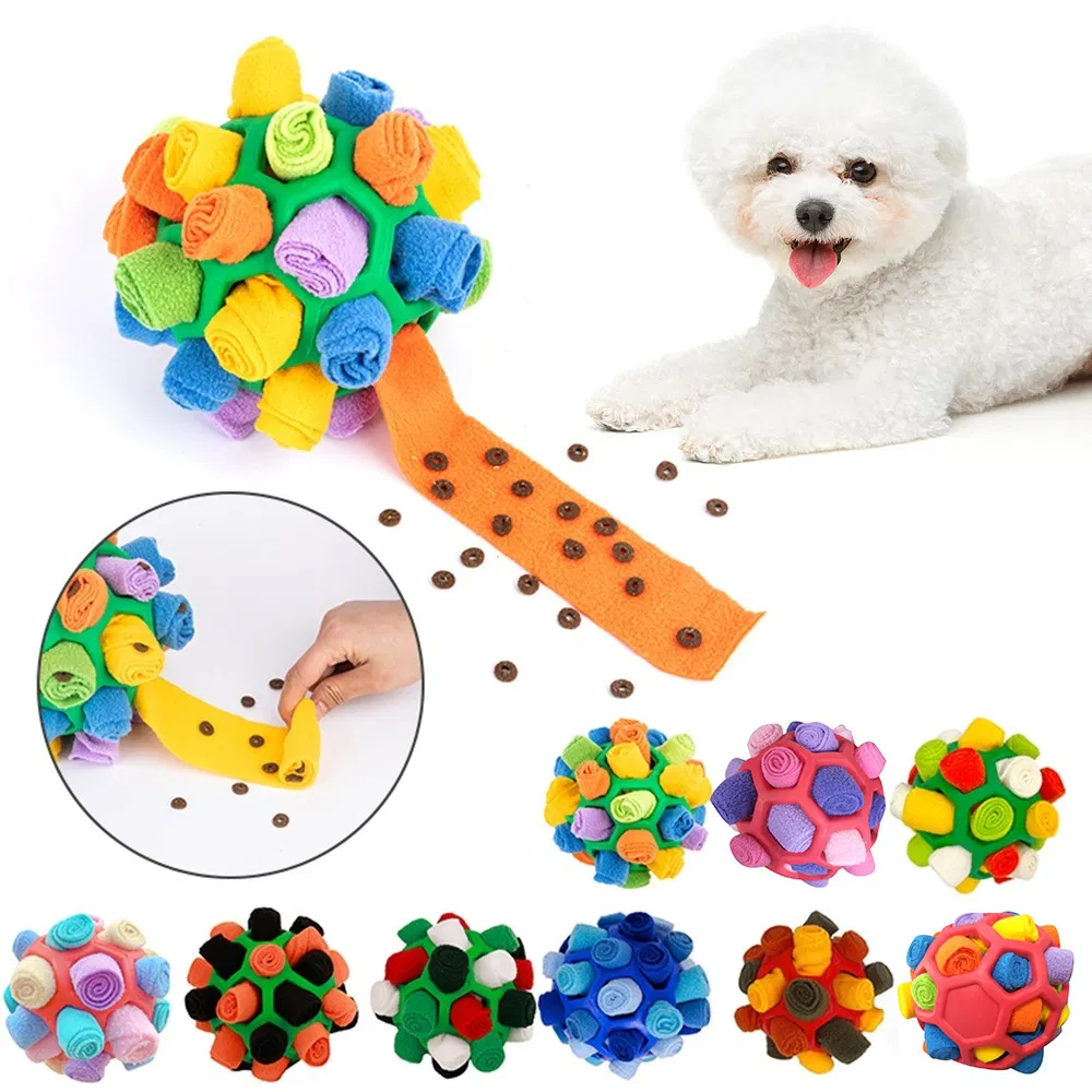 Juguete portátil para limpiar los dientes de perros, entrenamiento interactivo, bola de forrajeo