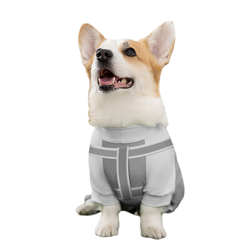 Ropa de perro al por mayor para verano, ropa protectora contra UV en cantidad