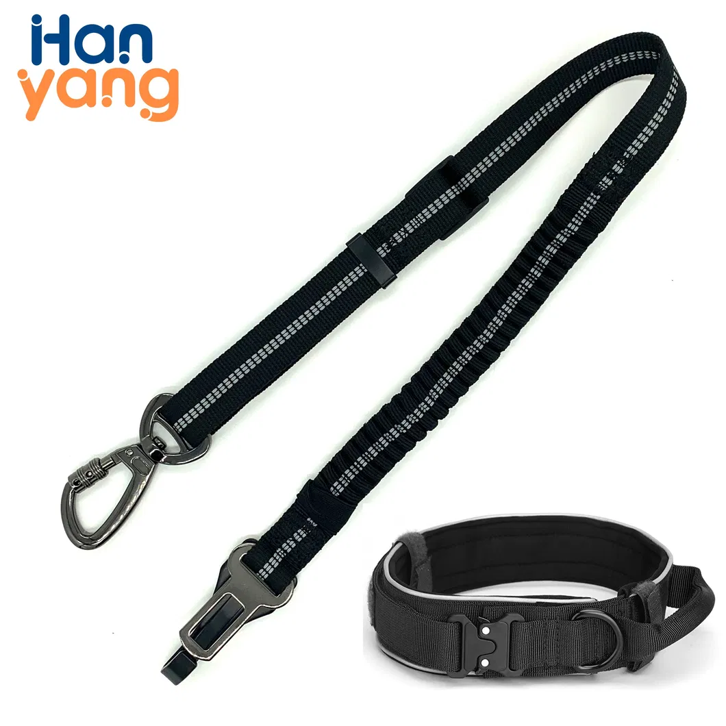 Conjunto de collar y correa de seguridad para perros, accesorios para mascotas al por mayor, cinturón de seguridad para vehículos