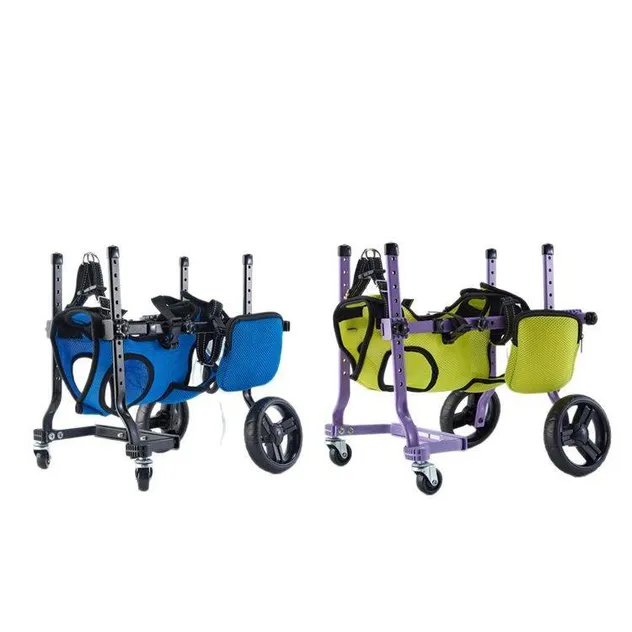 Silla de ruedas portátil para perros, arnés de soporte para cachorros discapacitados