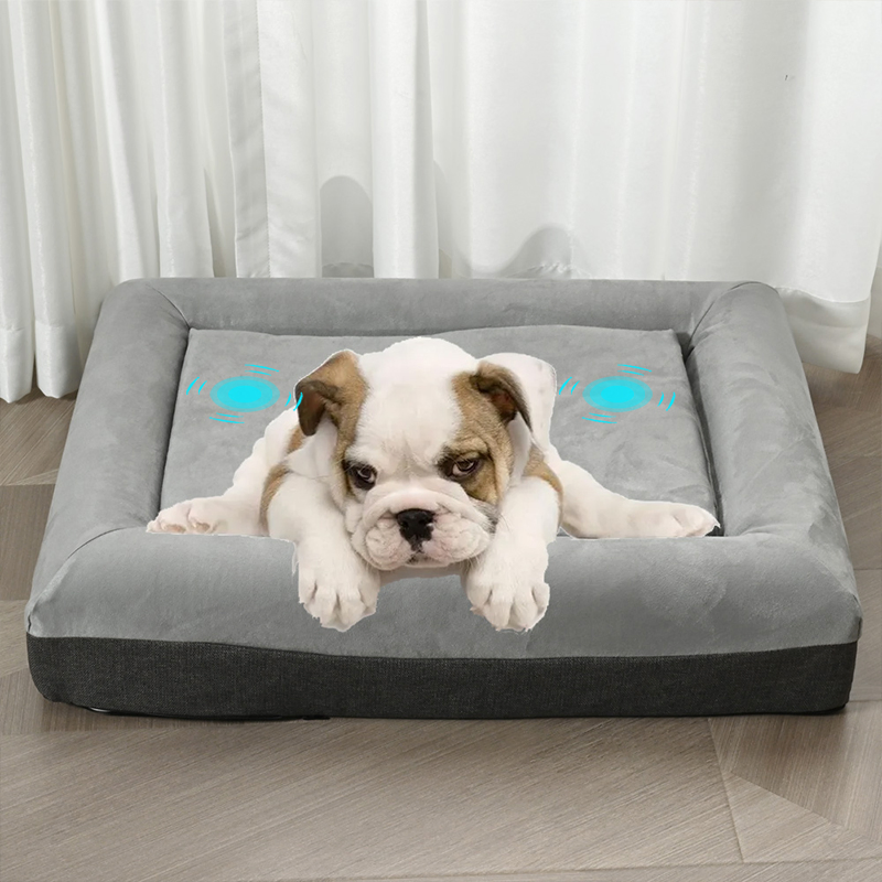 Cama para mascotas personalizada, impermeable, cómoda, con masaje y espuma viscoelástica