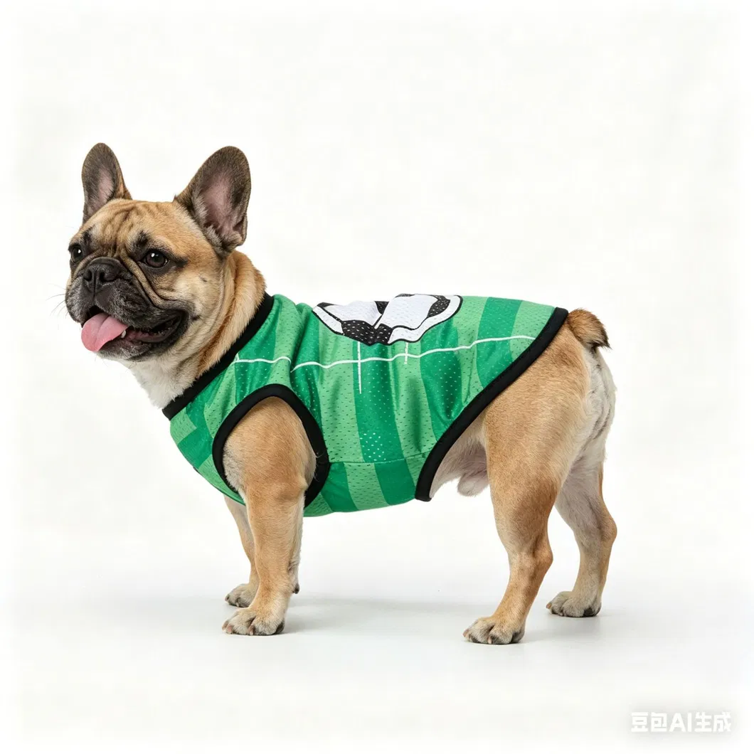 Camiseta de fútbol de moda para perros 4