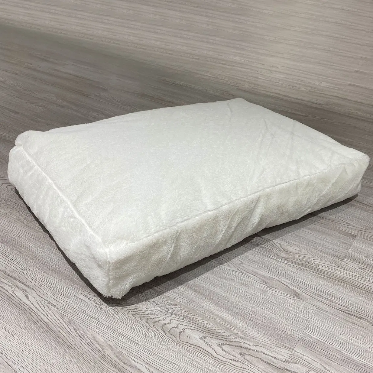 Tela de fieltro antideslizante no tejido cómoda para cama de perro y gato, relleno de fibras recicladas
