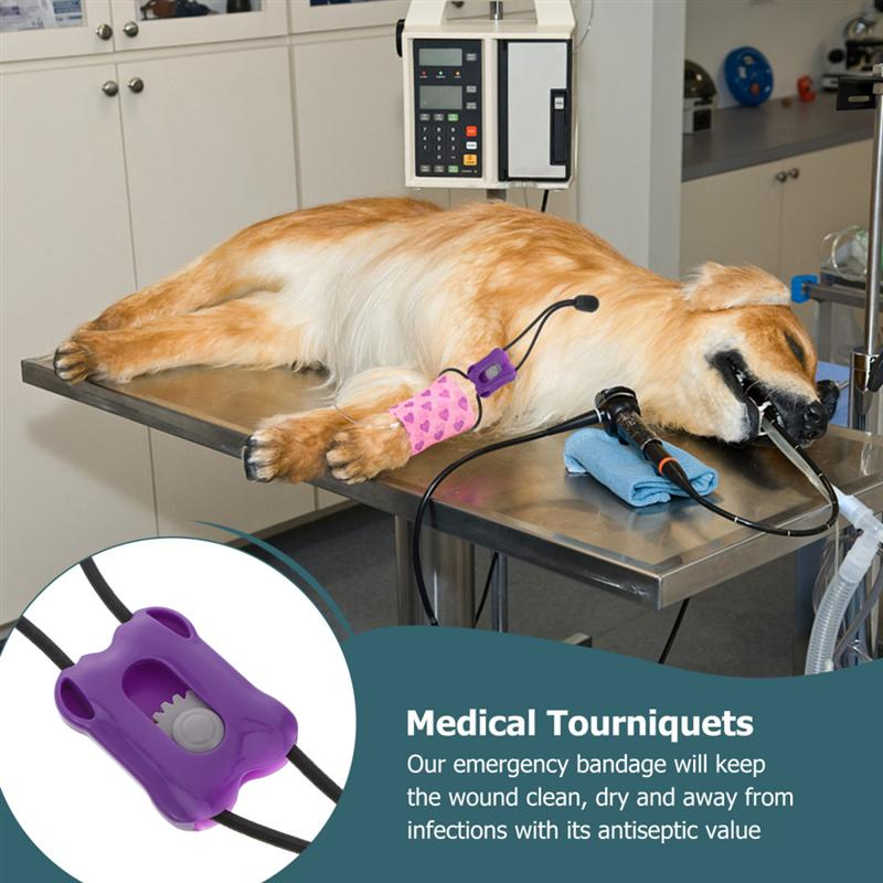 Torniquete Perro Primer Mascota Animal Liberación Rápida Gato Torniquete Torniquetes Ayuda Canina Elástico Portátil Gatos Ayudas Médicas