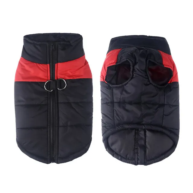Abrigo de perro de invierno cálido impermeable ropa para clima frío ropa de algodón para perros al aire libre