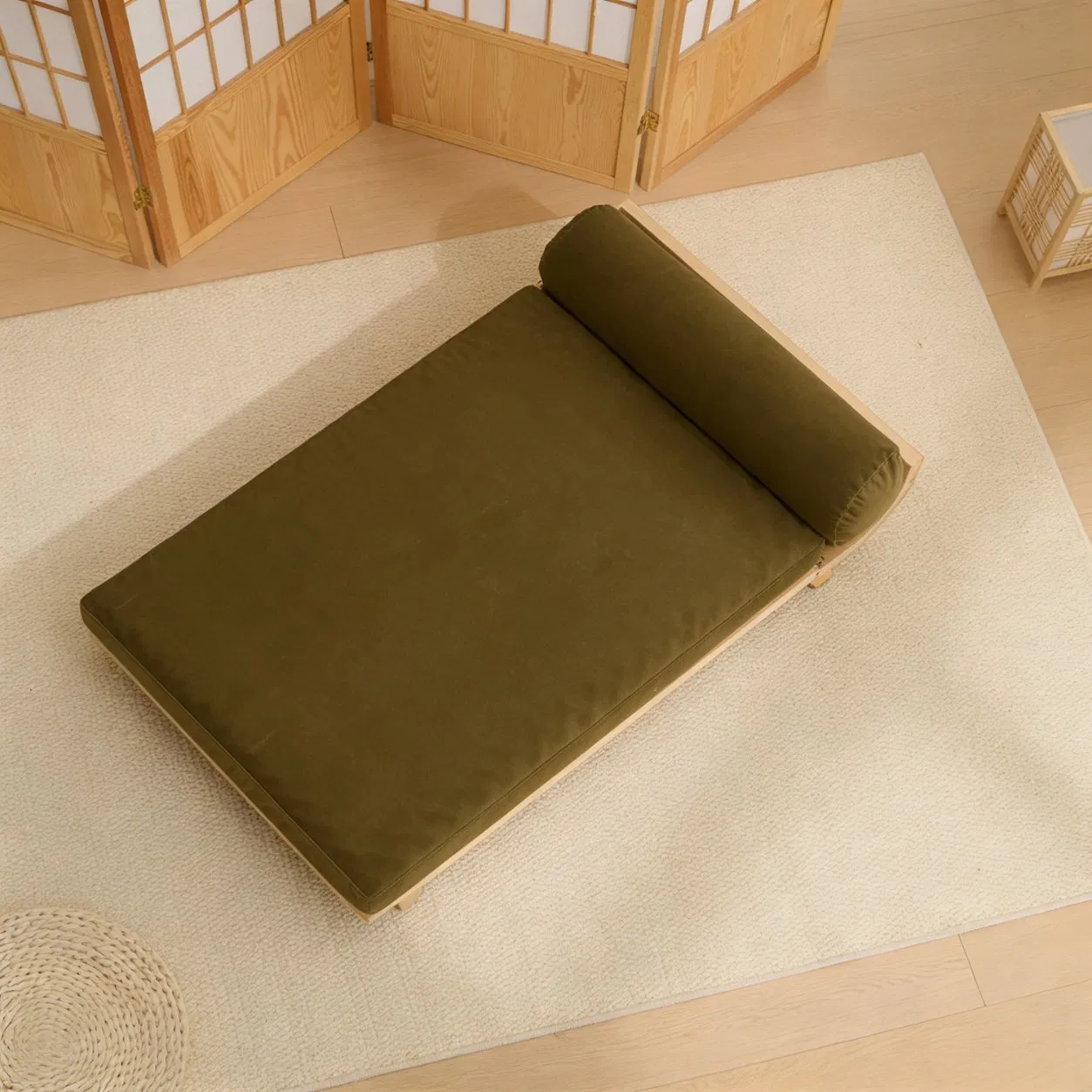 Fabricante chino al por mayor cama para mascotas bicolor para gatos y perros elegante y cómoda