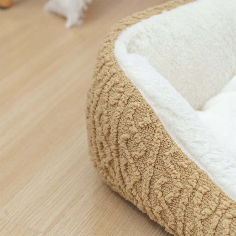 Fábrica de mascotas Rena Precio Nuevo Diseño Cálido Acogedor Cómodo Alta Calidad Elegante Para Acurrucarse y Anidar Casa Cama para Perros y Gatos