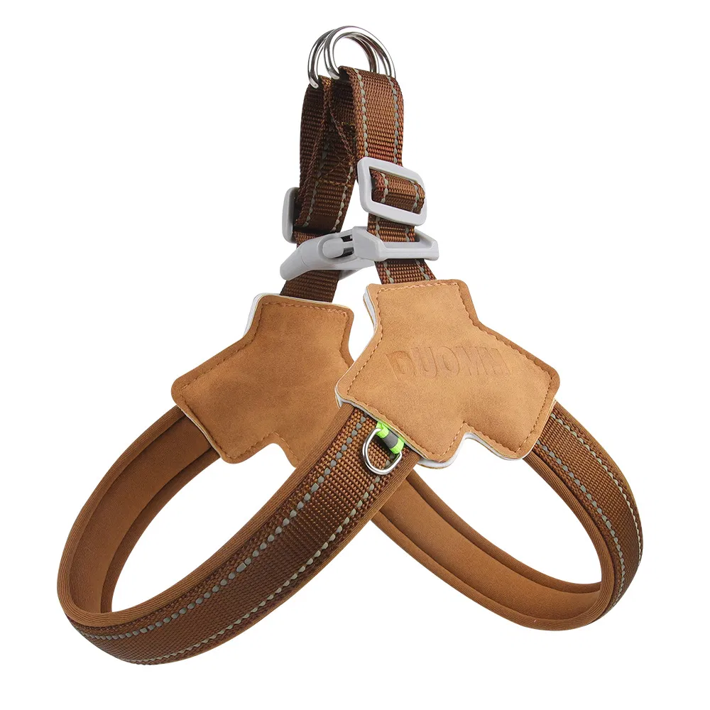 Arnés y correa de nylon duradero para mascotas, arnés para perros