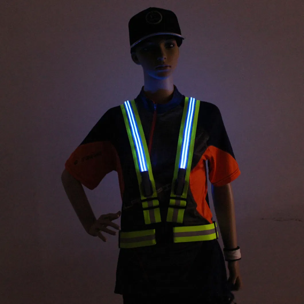 Equipo de Correr Chaleco de Alta Visibilidad para Correr, Caminar, Jogging, Ciclismo