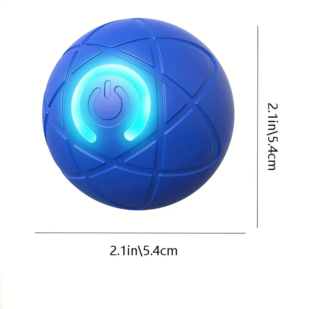 Juguete de pelota interactiva para perros que rebota y se recarga por USB