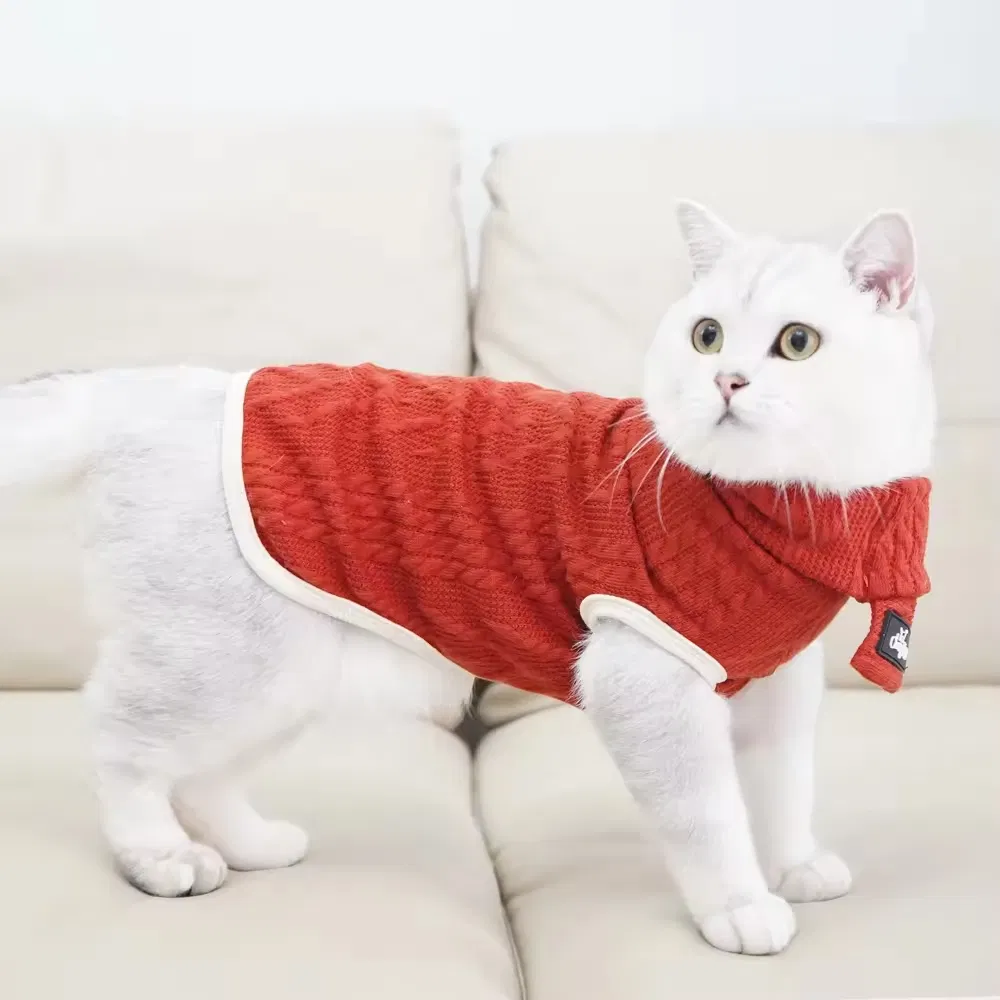 Suéter de punto retro casual para mascotas, atuendo de invierno y Navidad, ropa para perros pequeños al por mayor, ropa universal para corgis, multicolor