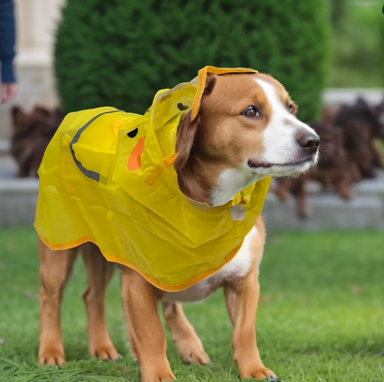 Abrigo de Lluvia de TPU Premium para Perros: Equipamiento para Mascotas 100% Impermeable