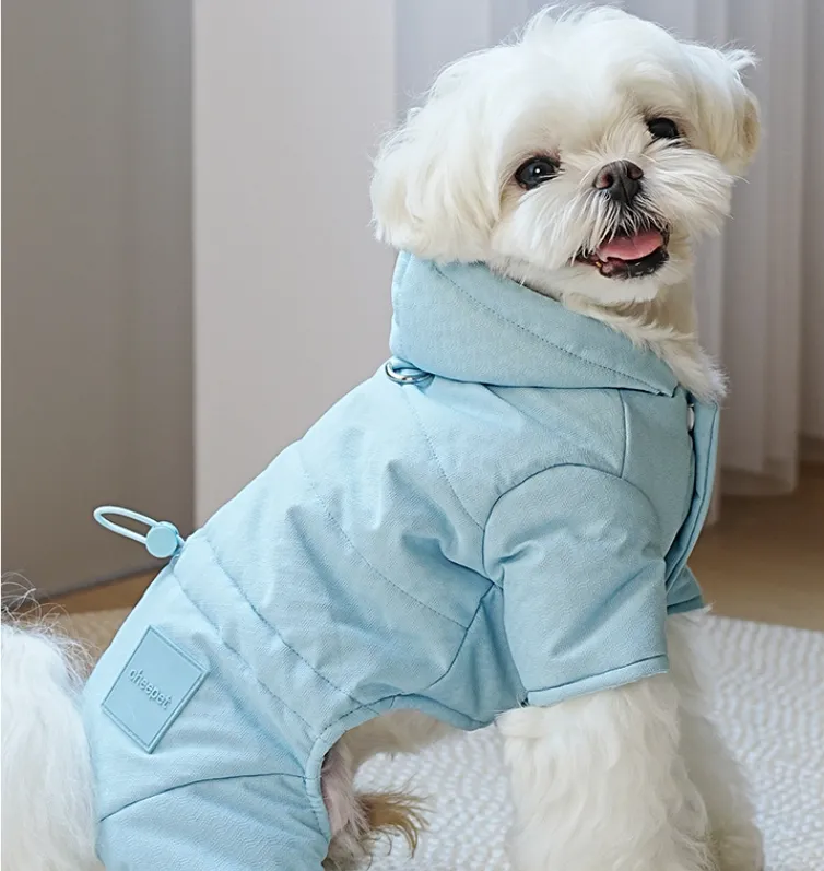 Abrigo para mascotas de poliéster de alta calidad 100% ligero e impermeable para perros