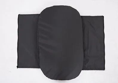 Bolsa de transporte para perros y gatos de tela Oxford con carrito de acero inoxidable