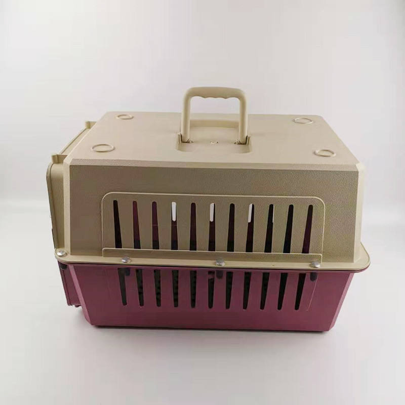 Casas Duraderas Gran Perro Exterior Viaje Transportadora Aire Aprobada Plástico Jaula para Perros