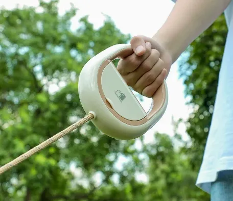 Correa para perro retráctil automática con bloqueo de un botón, correa reflectante, equipo para caminar al aire libre