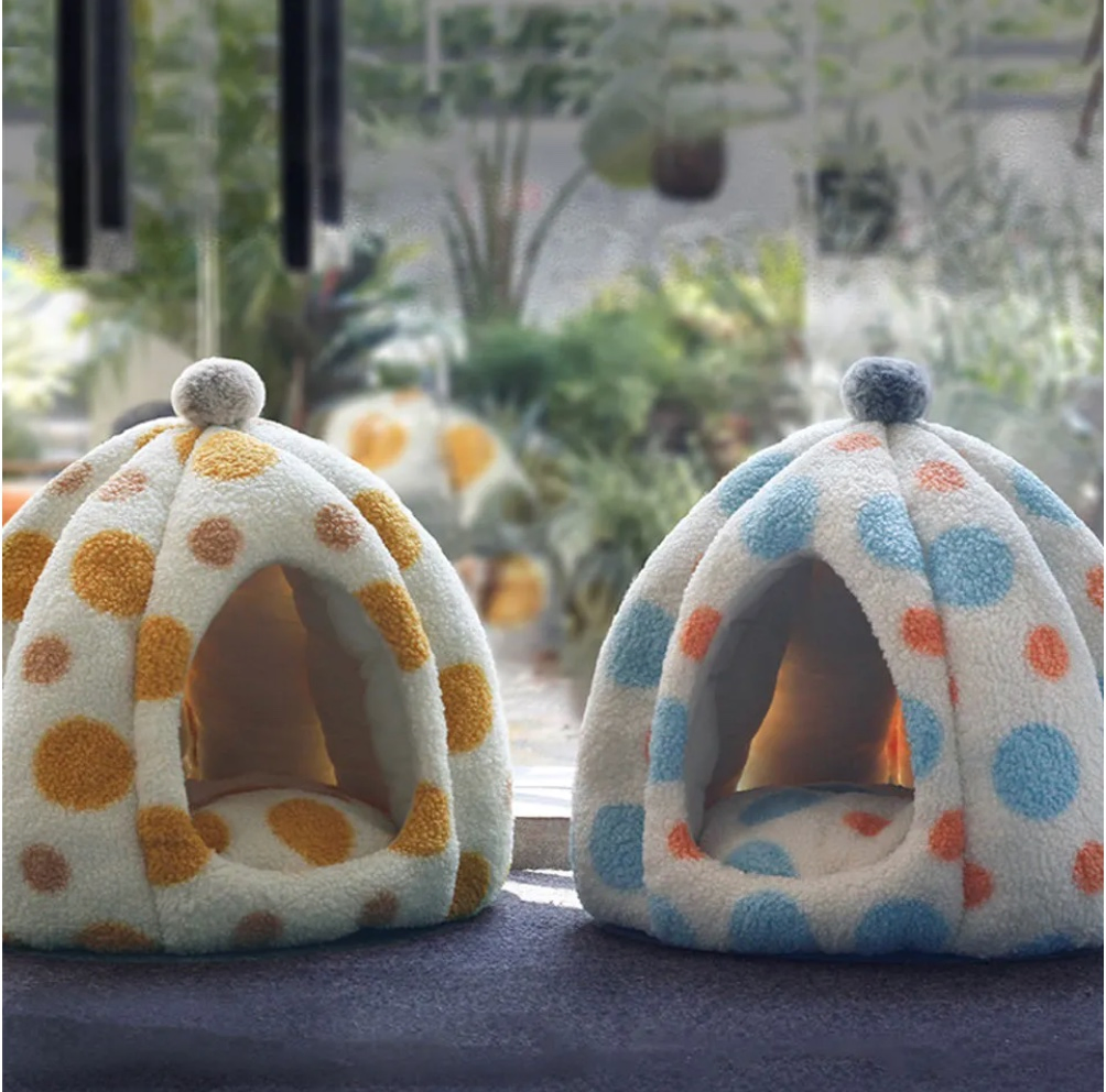 Venta Caliente Camas para Mascotas Cómodas de Interior Cueva para Gatos Caliente y Removible Cama para Perros
