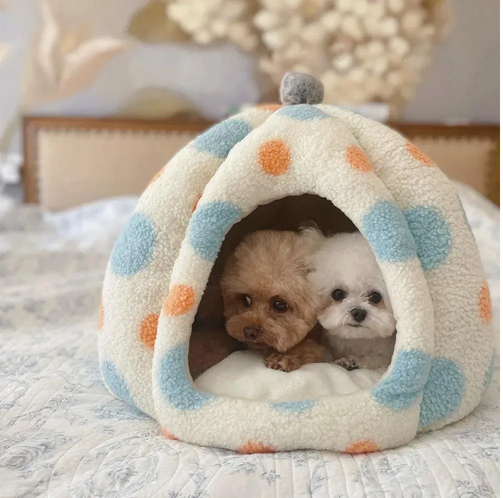 Venta Caliente Camas para Mascotas Cómodas de Interior Cueva para Gatos Caliente y Removible Cama para Perros
