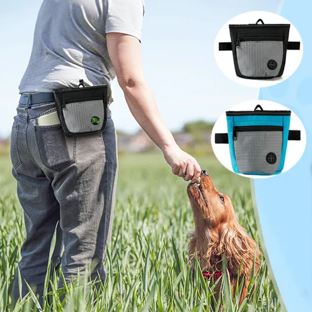 Bolsa de entrenamiento para perros a prueba de agua con cinturón ajustable