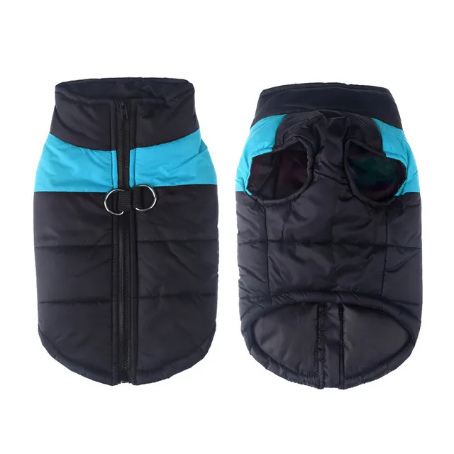 Abrigo de perro de invierno cálido impermeable ropa para clima frío ropa de algodón para perros al aire libre