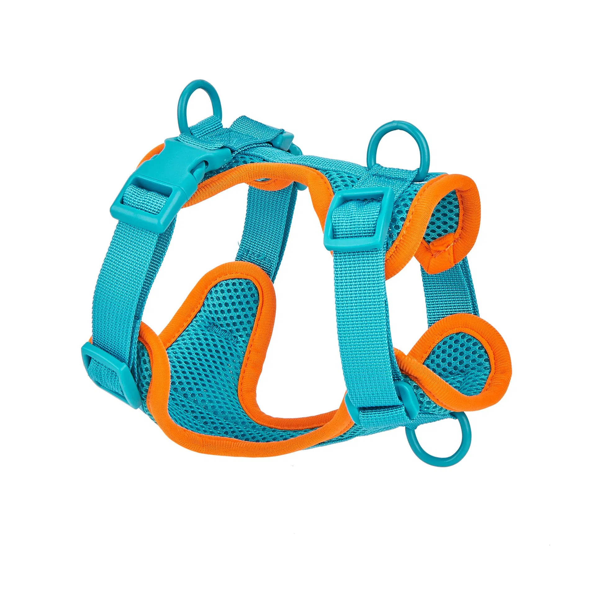 Estilo nuevo de verano adecuado para perros grandes, medianos y pequeños. Arnés para mascotas cómodo y transpirable para gatos y perros con correa