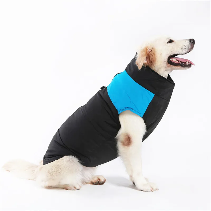 Abrigo de perro de invierno cálido impermeable ropa para clima frío ropa de algodón para perros al aire libre