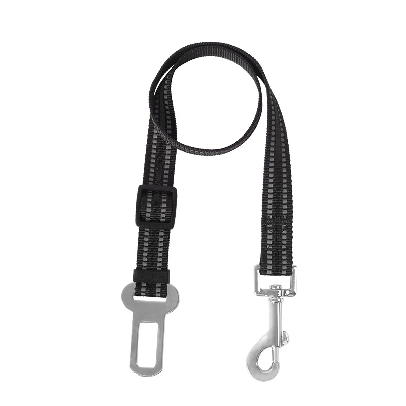 Cinturón de seguridad para perro ajustable de nylon reflectante para viajar al aire libre de Hanyang Productos para Mascotas al por mayor