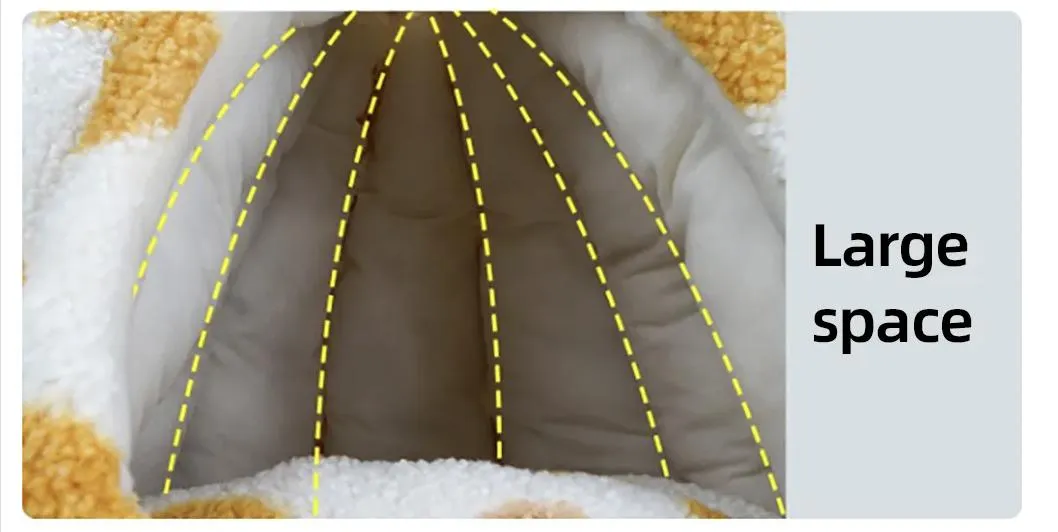 Venta Caliente Camas para Mascotas Cómodas de Interior Cueva para Gatos Caliente y Removible Cama para Perros