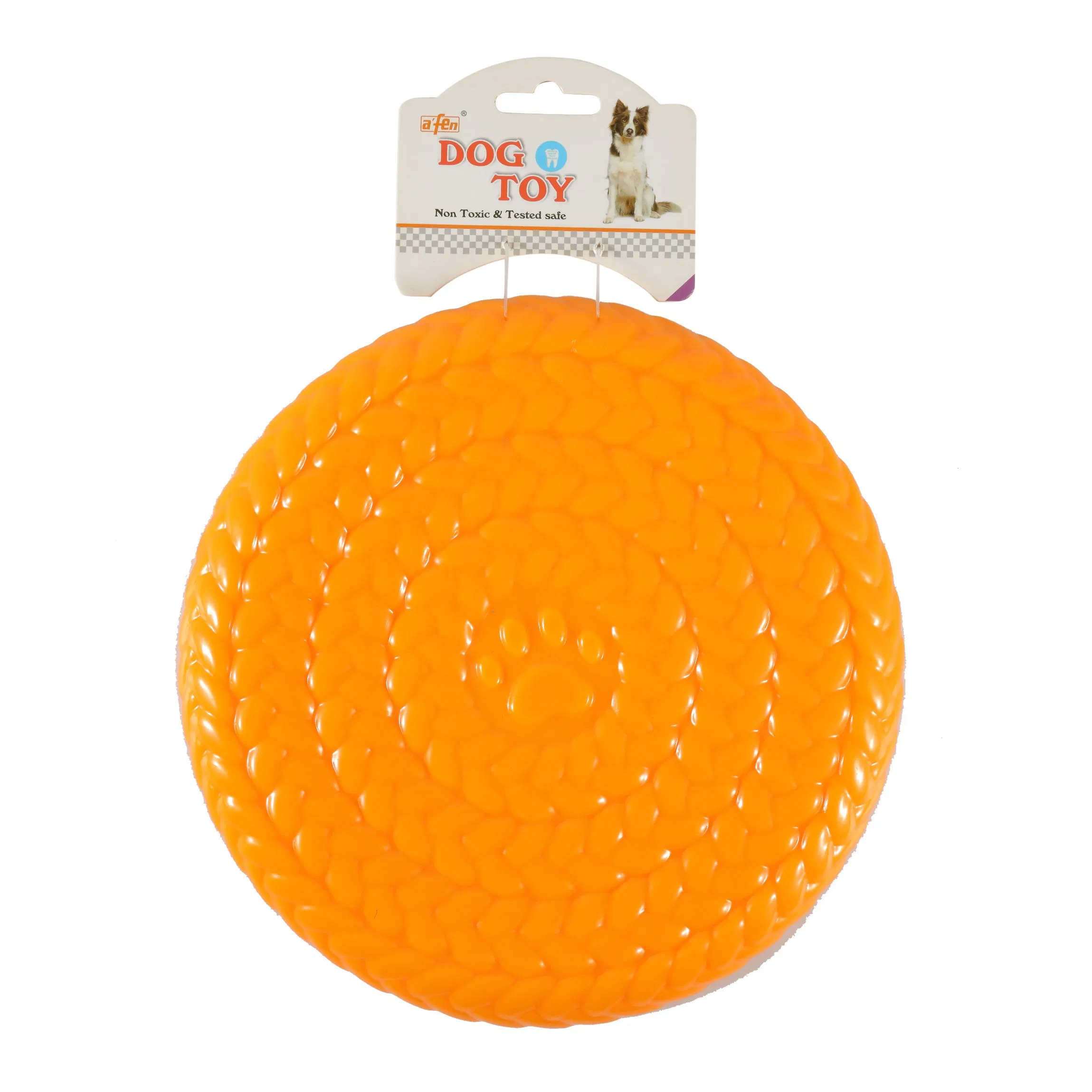Frisbee de silicona de goma duradera y económica para perros, juguete interactivo para entrenamiento y alimentador de comida