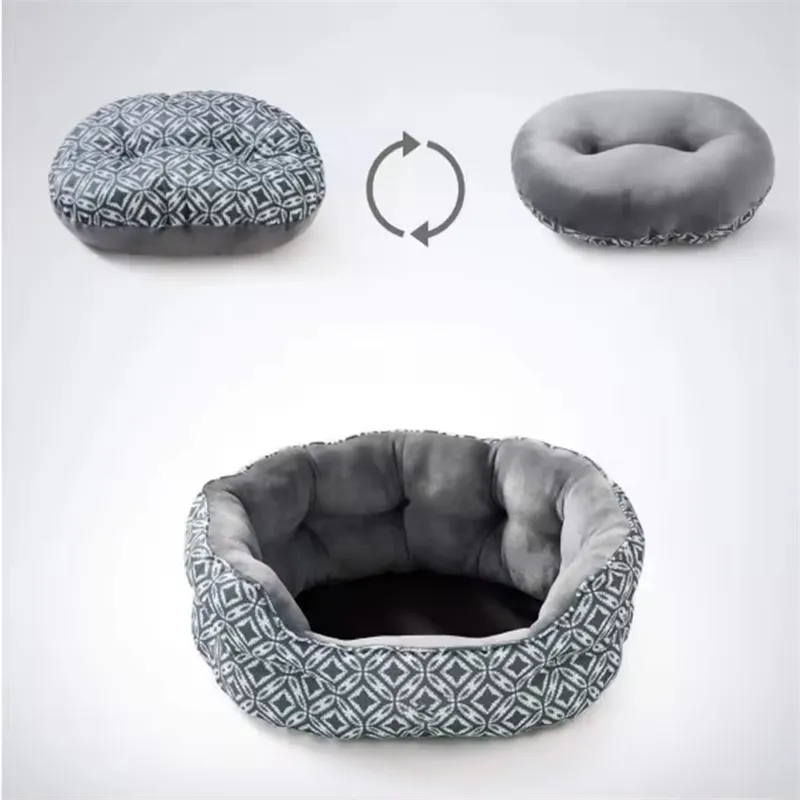 Colchón multifuncional cómodo y portátil para mascotas con cama removible para perros y gatos
