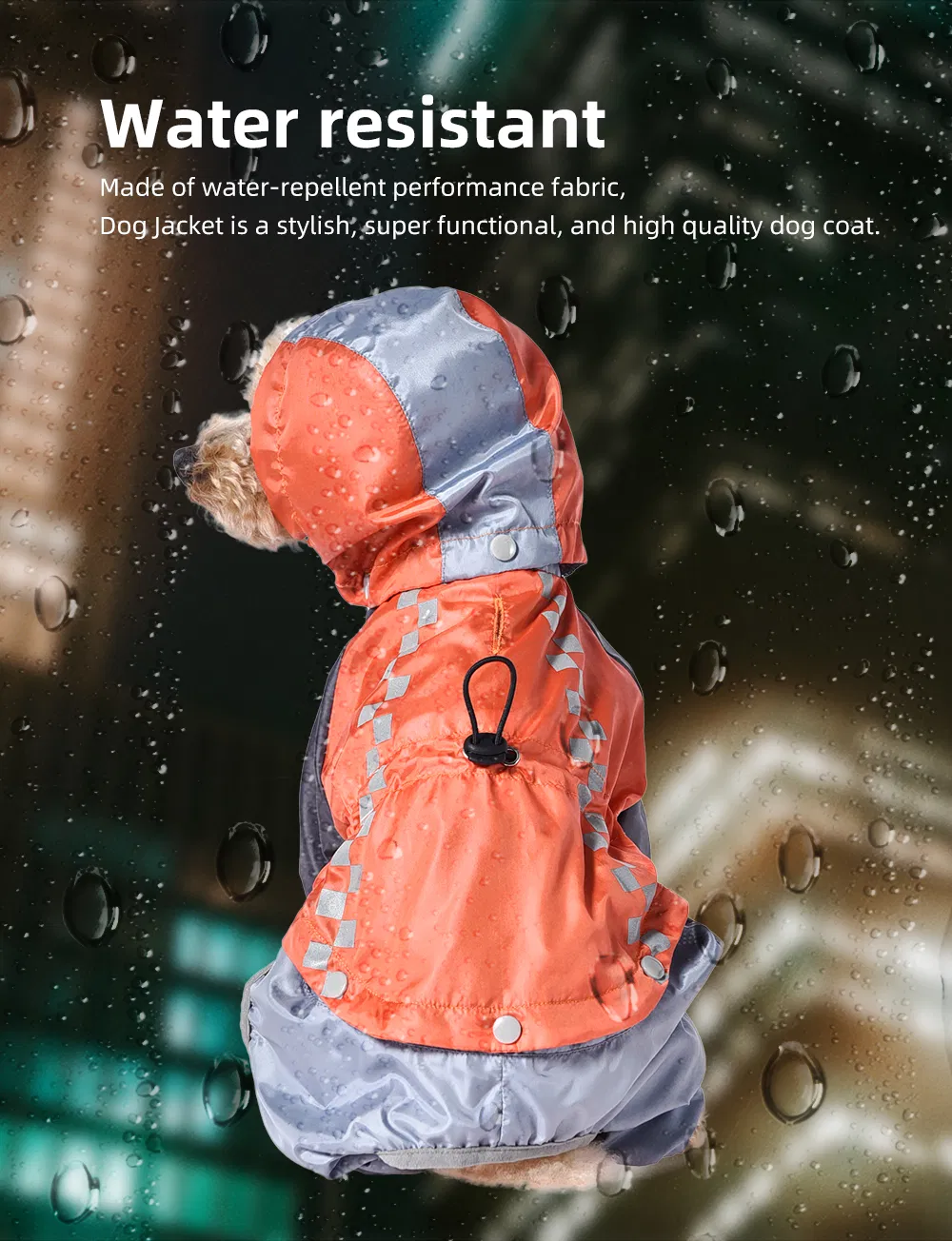 Fábrica de Ropa para Mascotas Chaqueta Ligera Impermeable para Perros Ropa para Perros Ropa Transpirable para Mascotas