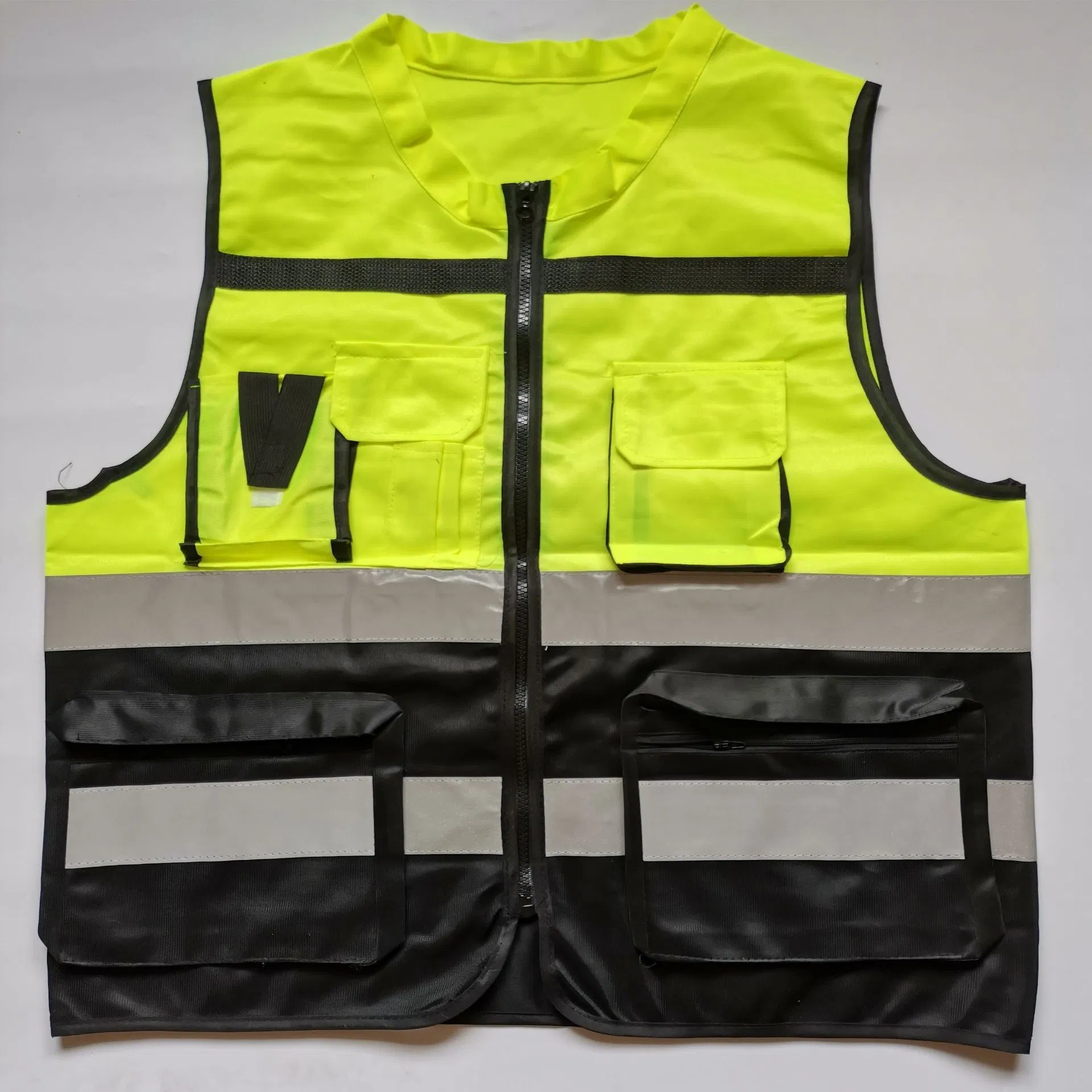 Equipo de seguridad amarillo y naranja premium con opciones de logotipo personalizado